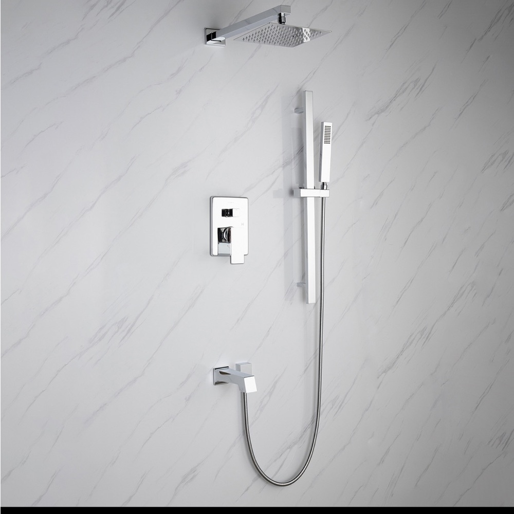 NWT Lexora Cero Square Shower Set